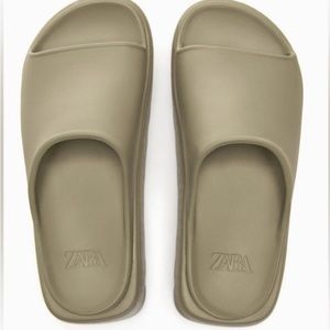 Zara slides size 9